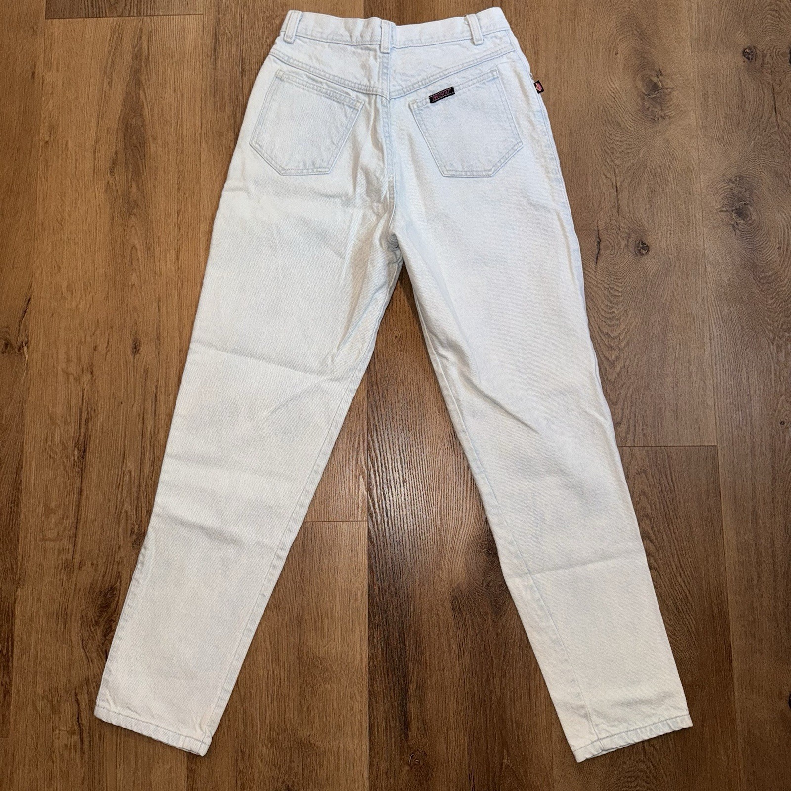 1980s Sasson Jeans Womens 9 Acid Wash Denim Blue Jean Pants Vintage 80s 26 x 28