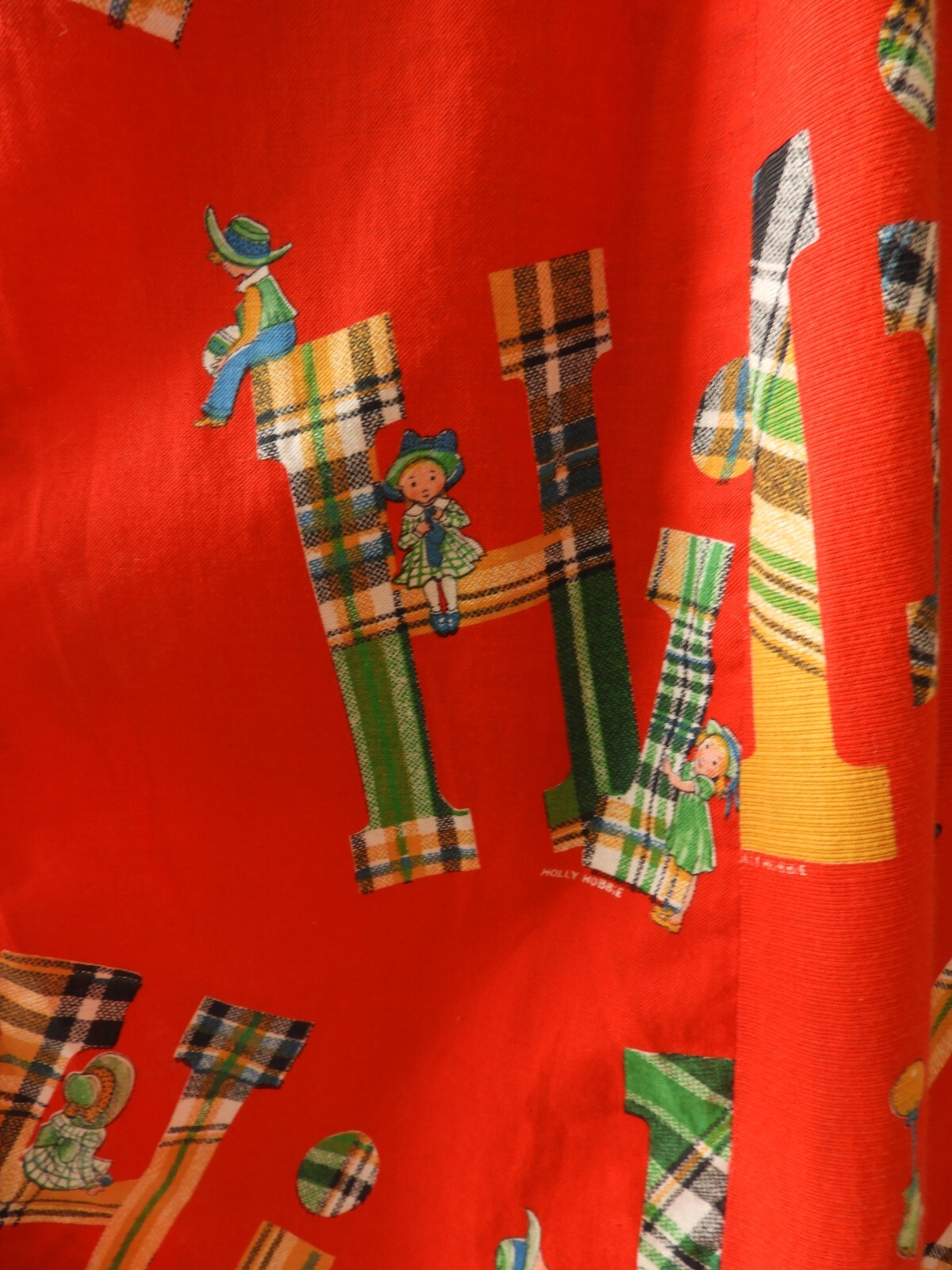 Vtg 1970’s Red Holly Hobby Pioneer Girl Praire Misses Dress sz XS