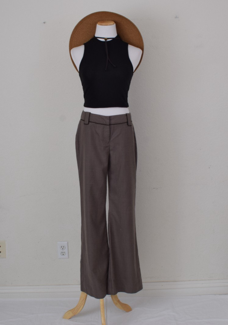 Vintage Y2K Poly/Rayon Flare Pants size 6 NINE and CO. by Nine West | 30 waist