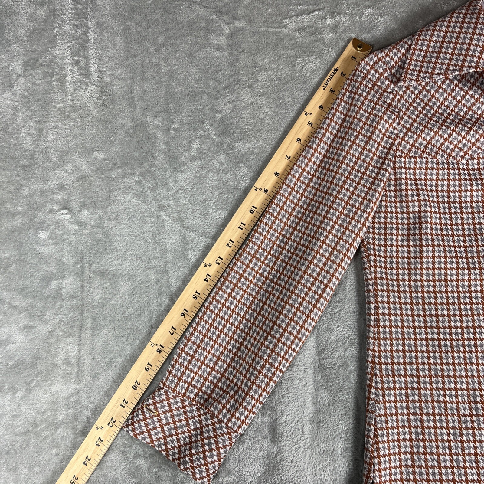 Marty Gutmacher Blazer Jacket Womens M/L Vintage 1970s Orange Brown