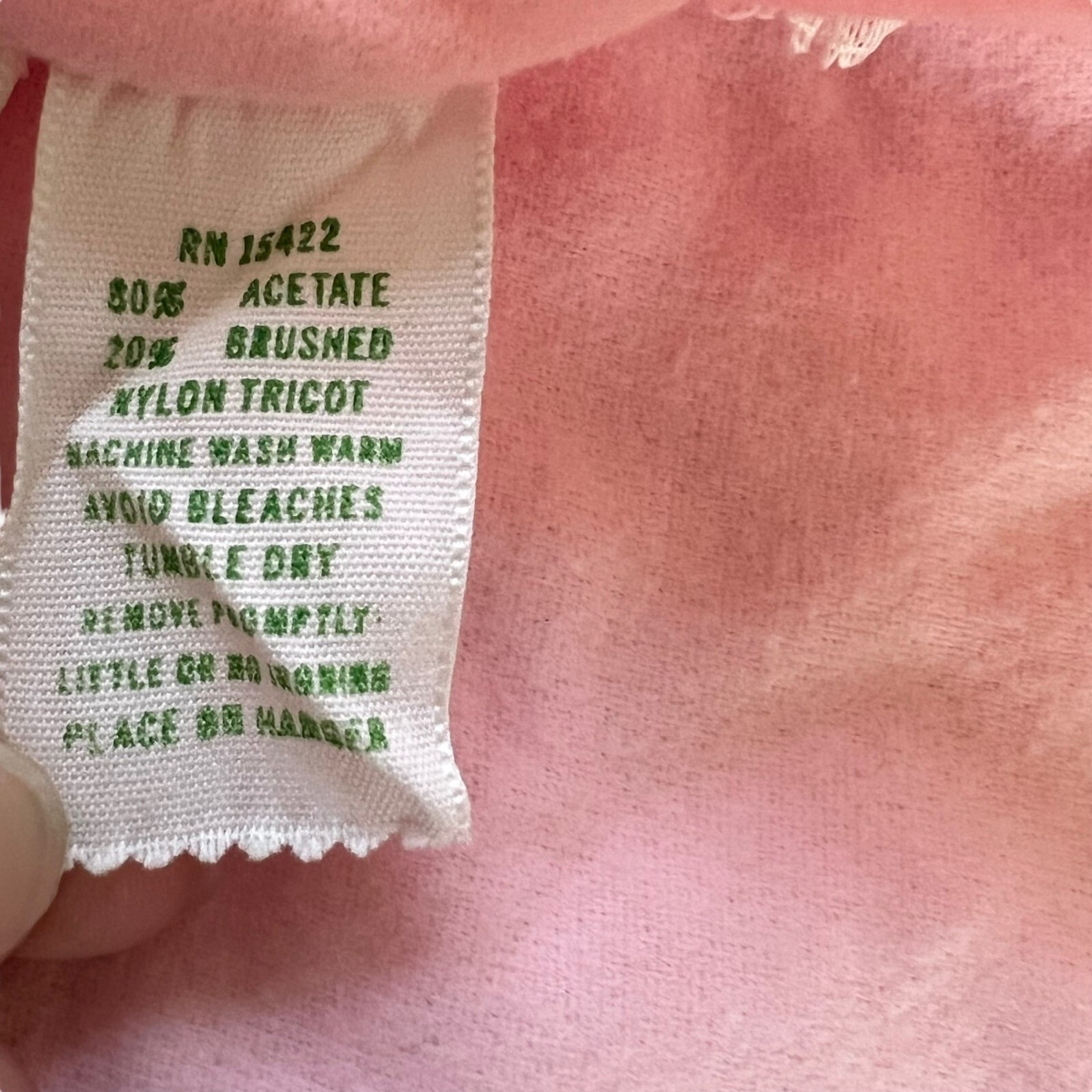 Ideal Lady Pink Size 36 Vintage Acetate/Nylon Pajama Sleepwear Set