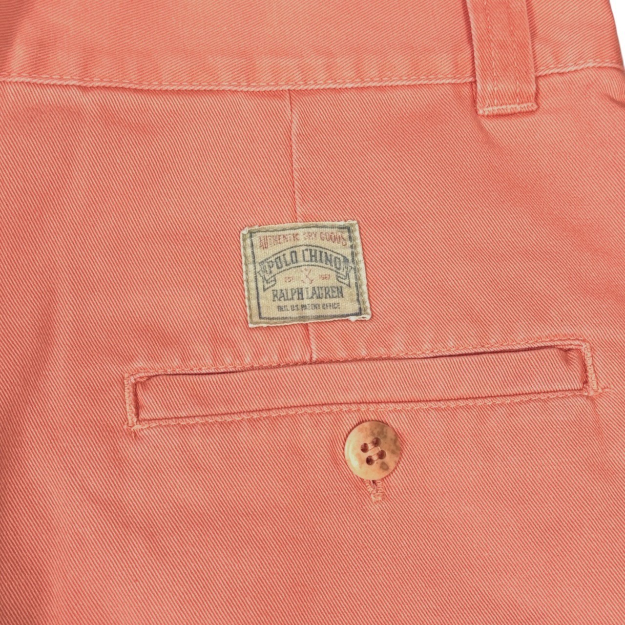 Vintage Ralph Lauren Country Coral Shorts Women 12 Pleated High Waist 90s USA