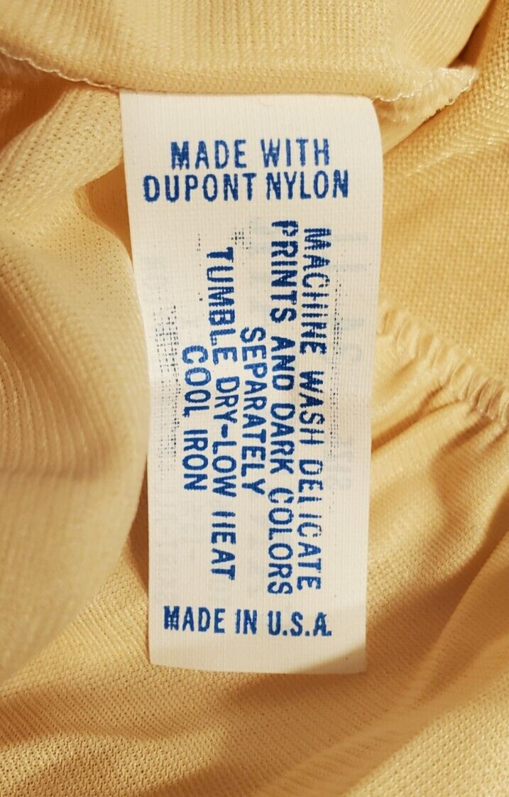 VTG Vanity Fair Beige Dupont Nylon Full Slip Lace Adjustable Straps 34 LL NWT