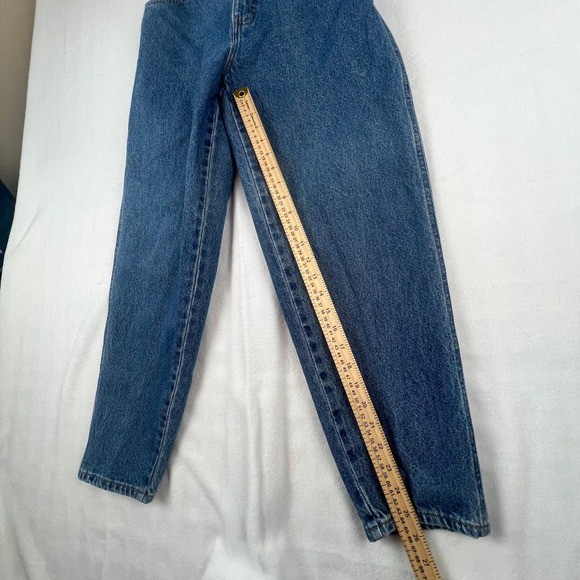 Gitano High Waisted Mom Jeans Womens 10 Petite Blue Excellent Vintage 90s Taper