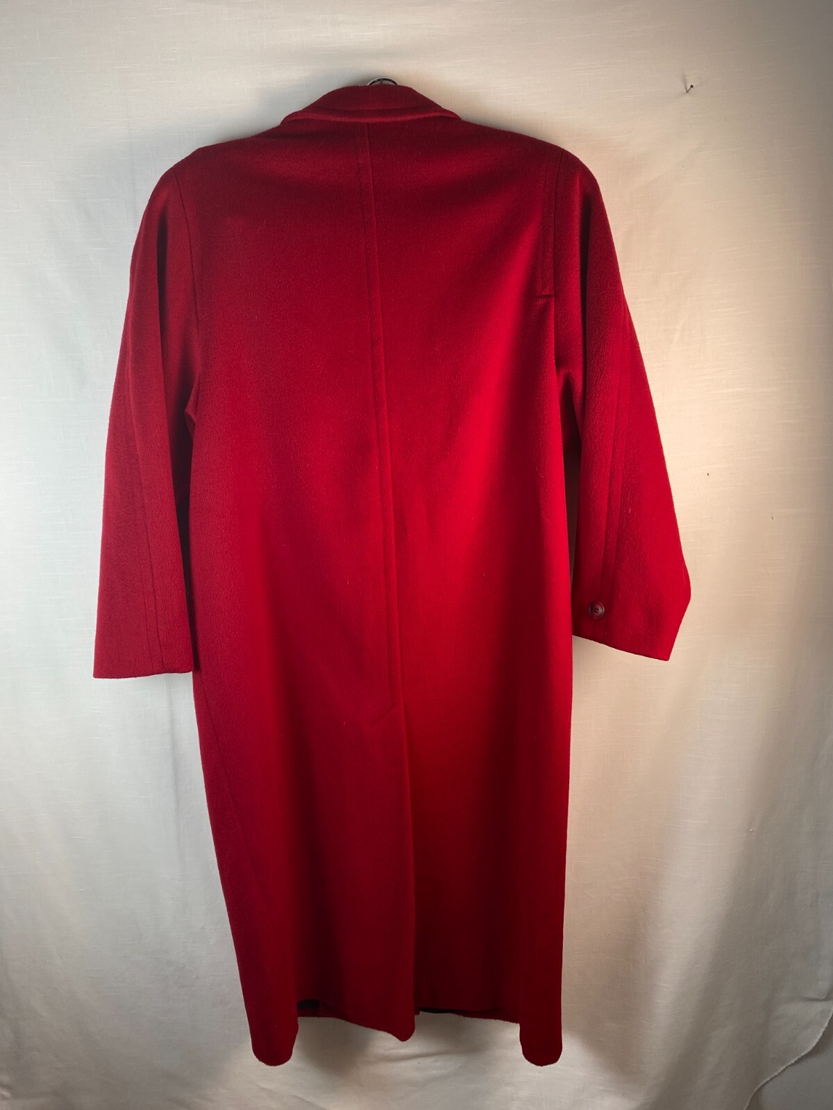 Cassidy Red 100% Pure Wool Vintage Peacoat Work Business Formal Travel