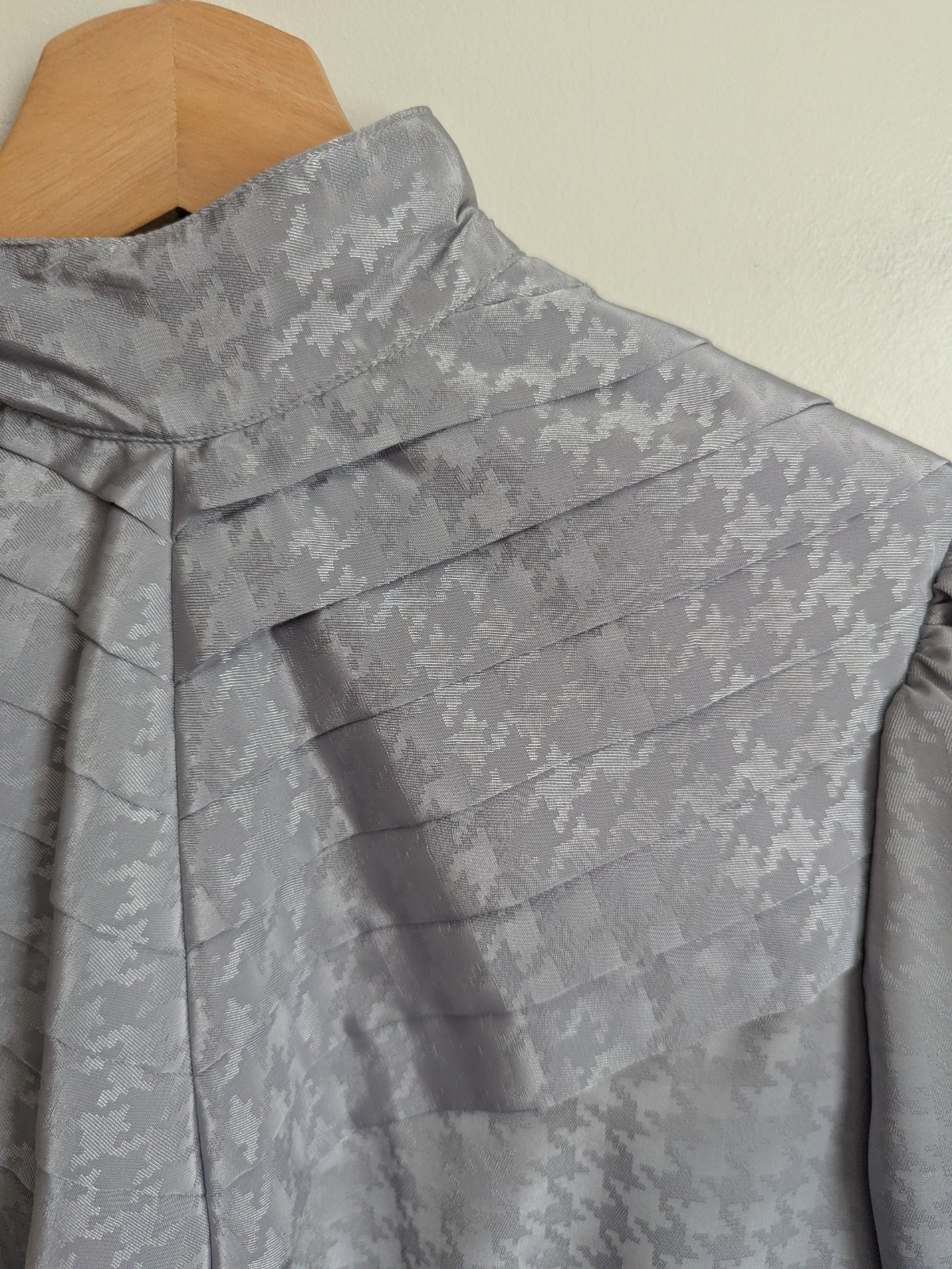 Vintage 80s Does 40s Glam Blouse Lot 2 Silky Retro New Wave Secretary Coquette