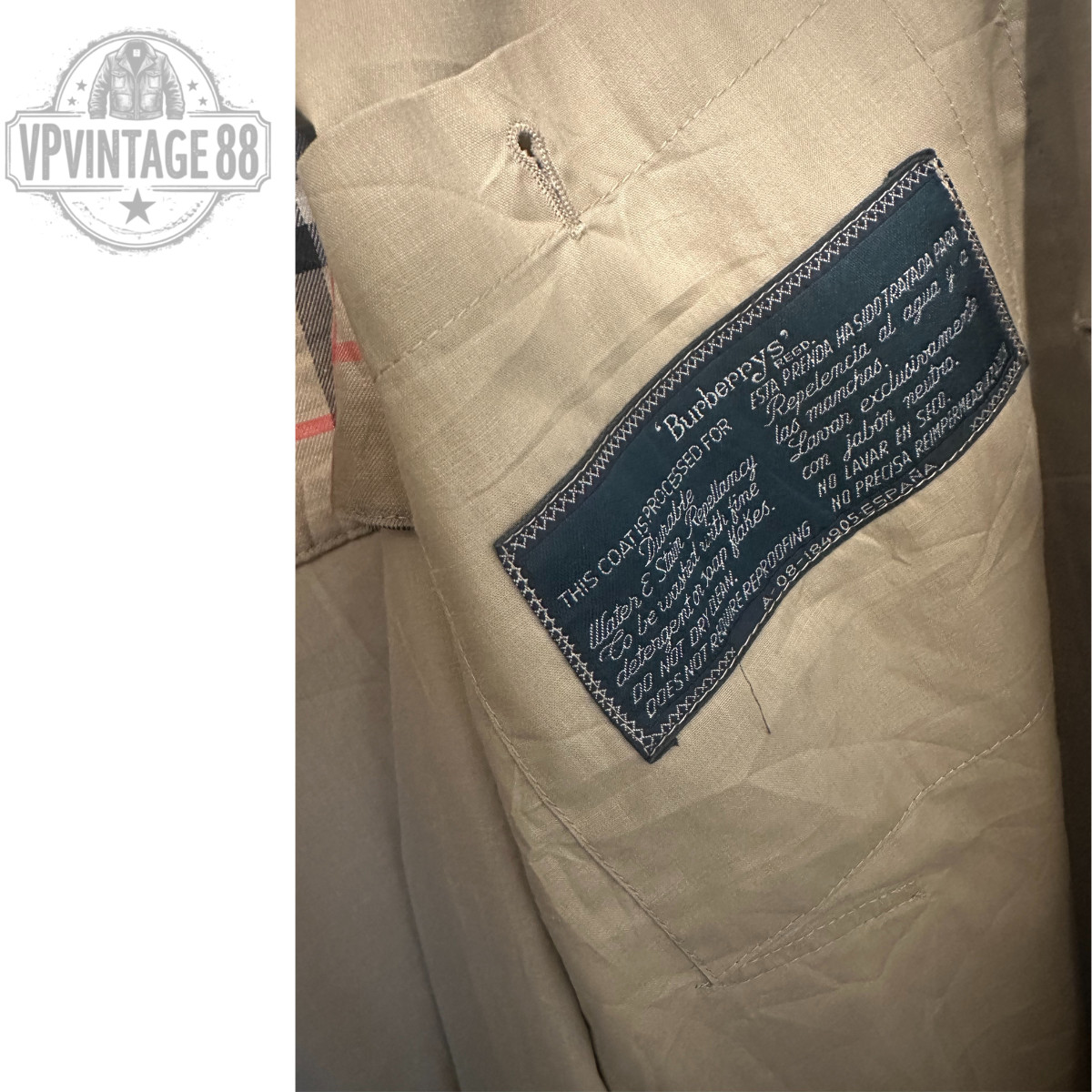 Vintage Burberry Prorsum Khaki Brown Nova Women’s Belted Trench Coat