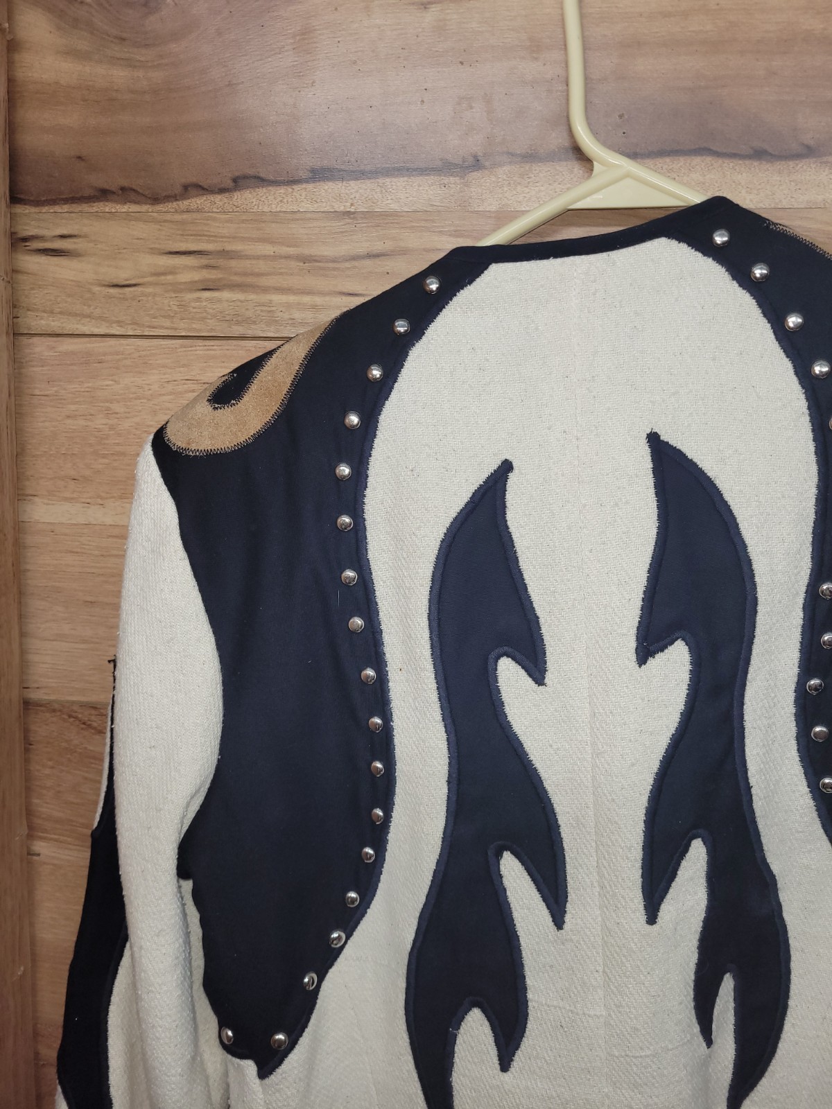 Vintage 90s Southwestern Ranchwear Jacket Womens S/M Santa Fe Studded Western