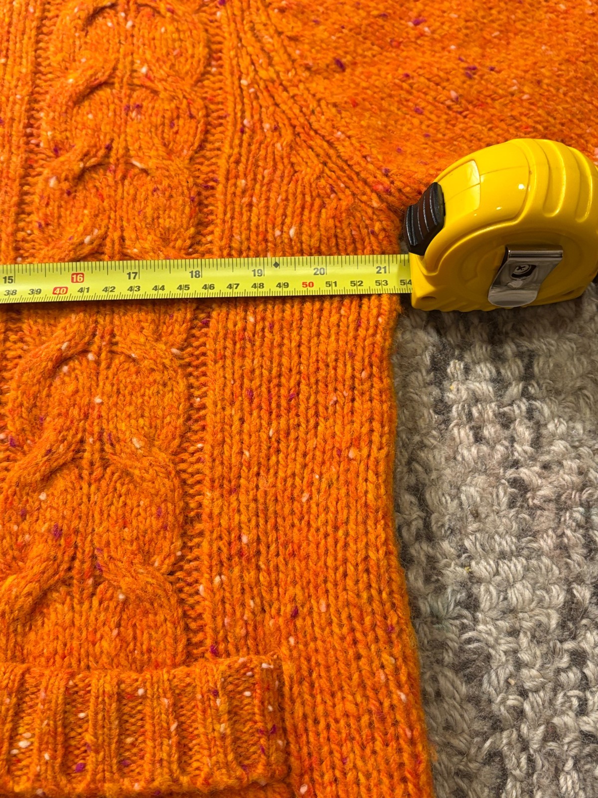 Vintage J. Crew Clifford & Wills 100% Wool Cable Knit Turtleneck Women’s Large L