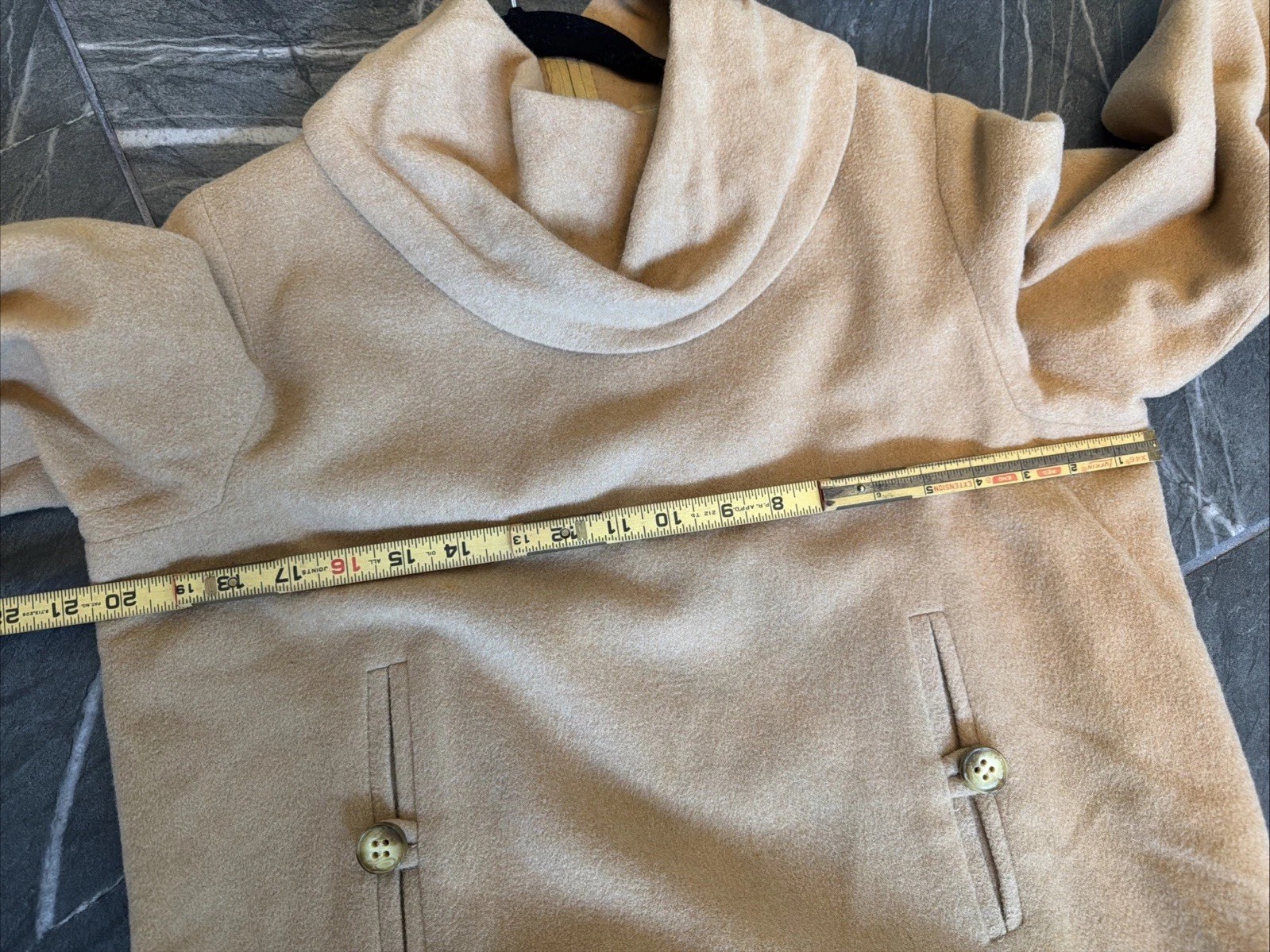 Vintage Gino Rossi Camel Hair Top Separates Union Made For Wilson 36-38” Bust
