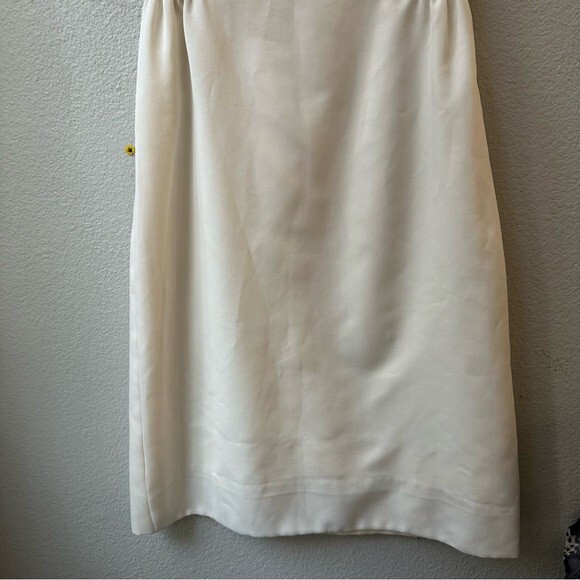 eve le coq california 1970s vintage white wedding gown cocktail dress womens 4