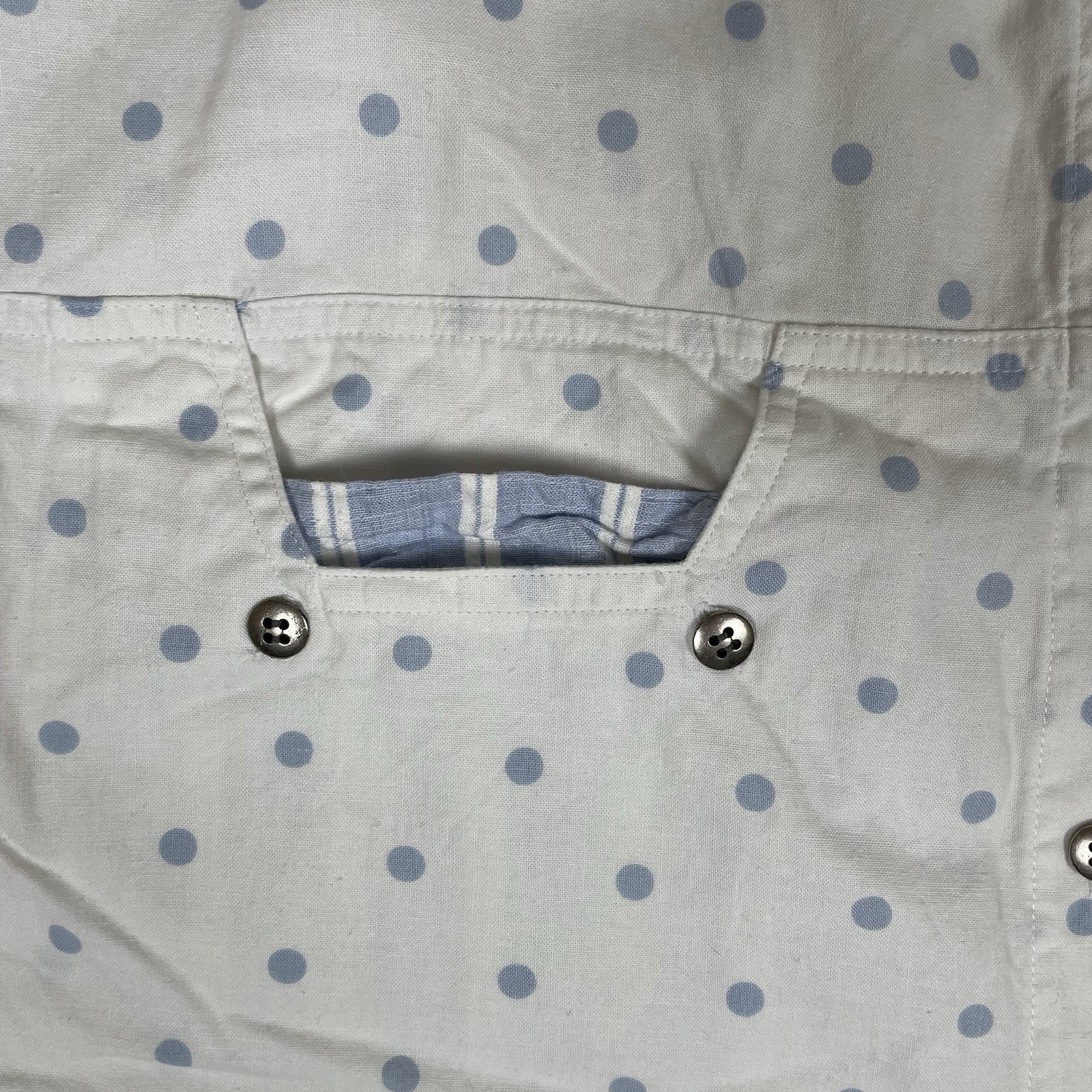 AJ Brandon 80’s Pleated Shorts(13/14) and Shirt(L) Vintage Set Blue and White