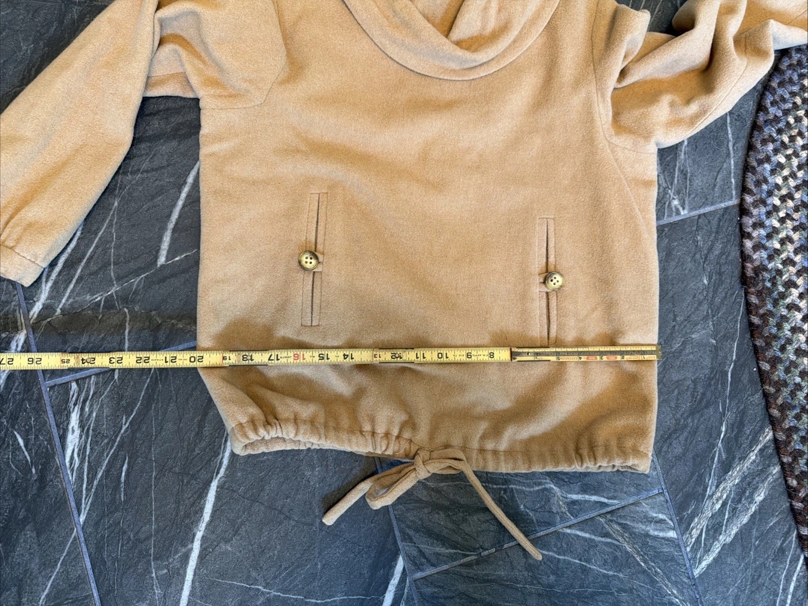 Vintage Gino Rossi Camel Hair Top Separates Union Made For Wilson 36-38” Bust