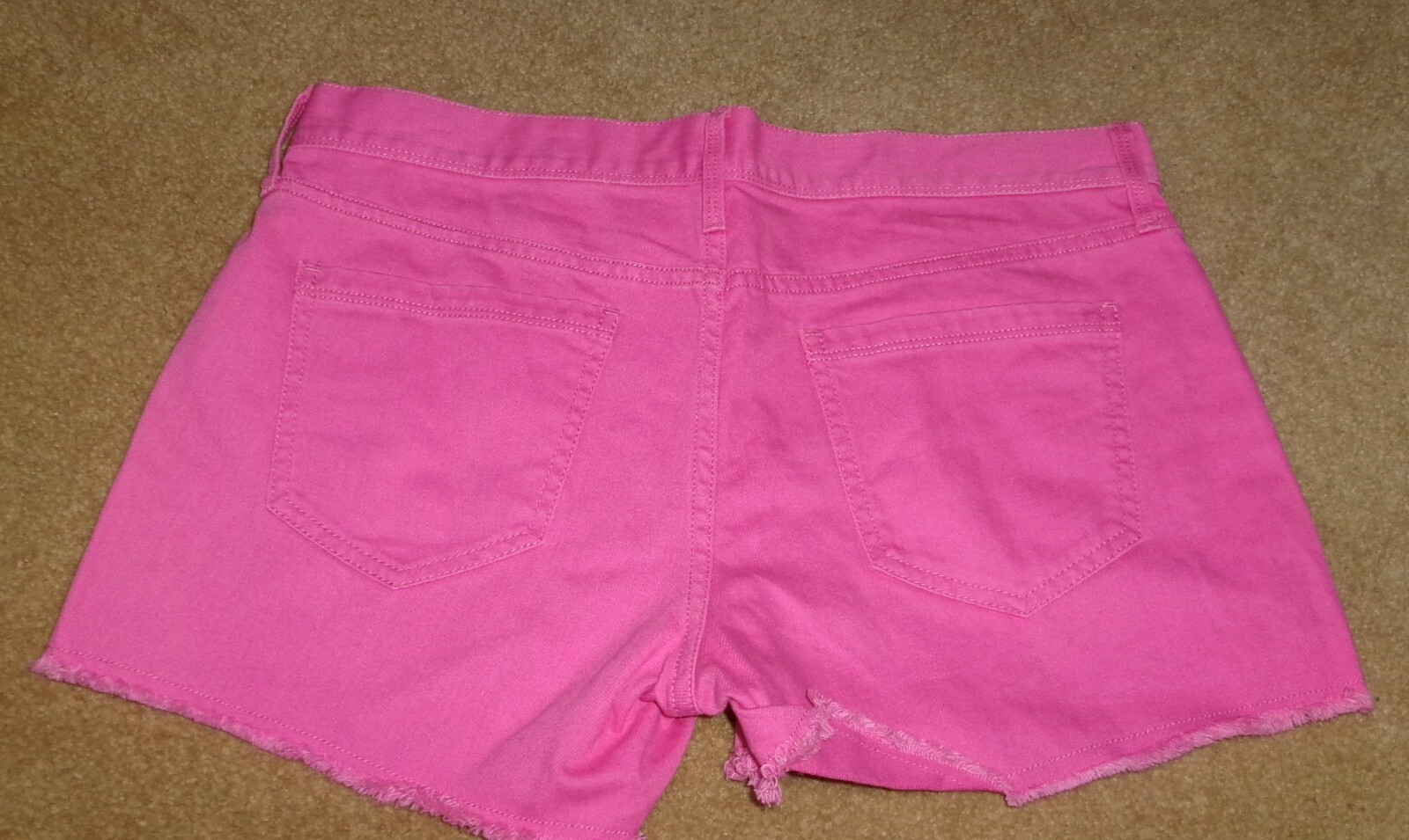 Vintage Hot Pink Classic Pocket OLD NAVY-Diva Denim Shorts-Sz 8