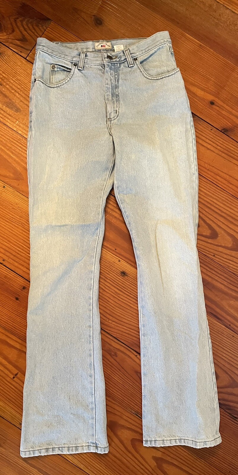 Vintage Y2K Nuovo County Seat Jeans High Waisted Size 7 Long (28x 32)