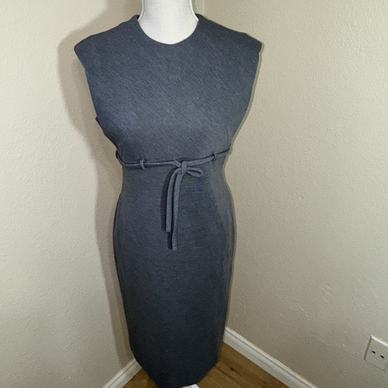 vintage sheath dress fashions by lee jordan sleeveless 1980’s Zip USA