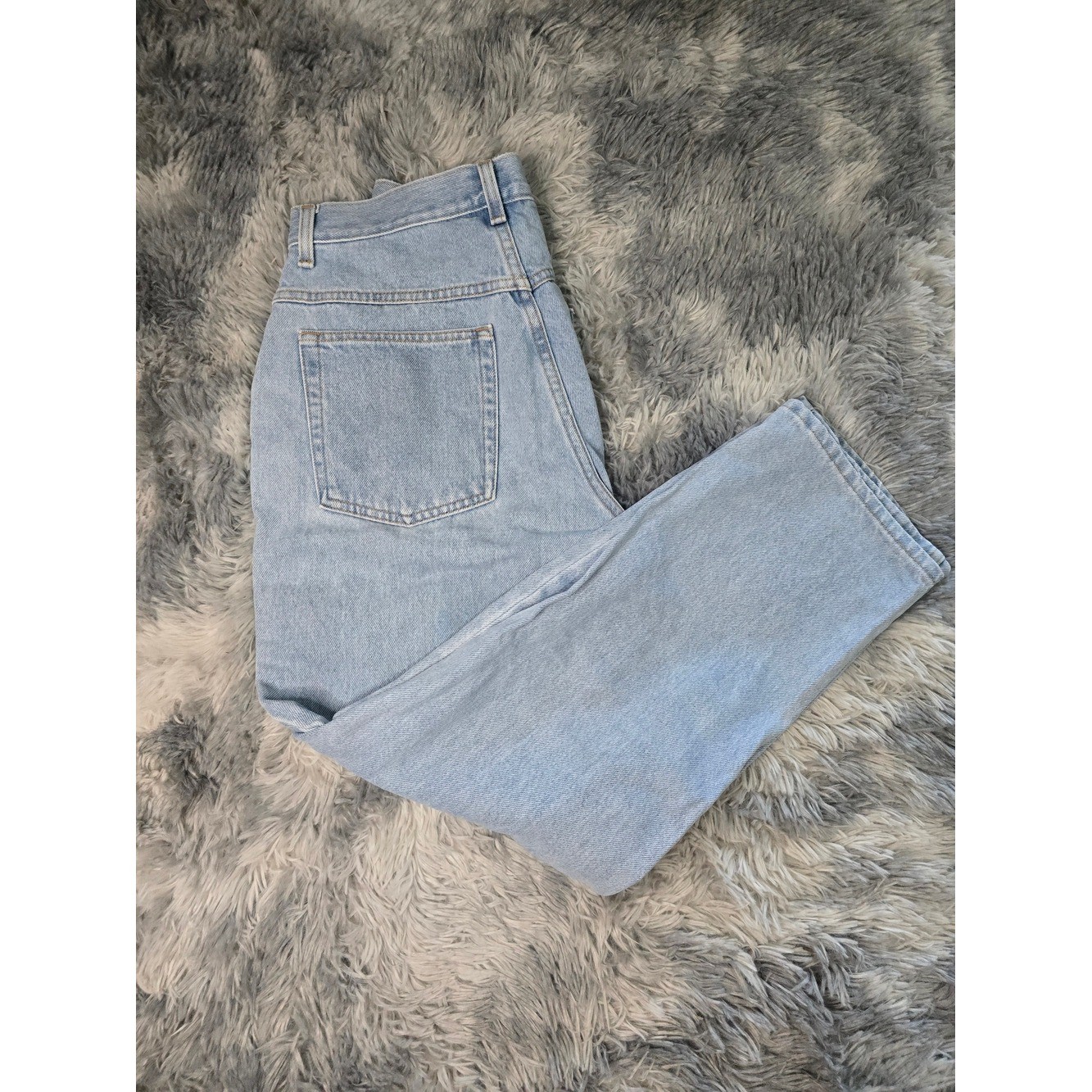 Vintage L.L. Bean Light Blue Petite Relaxed Fit Jeans, Size 10P