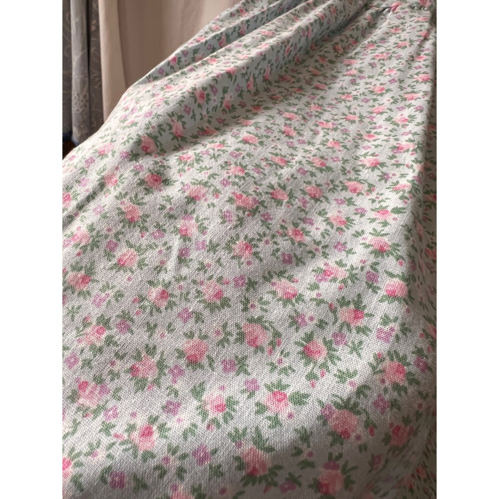 Vintage 70s floral prairie boho tiered skirt cottage core You Babes small