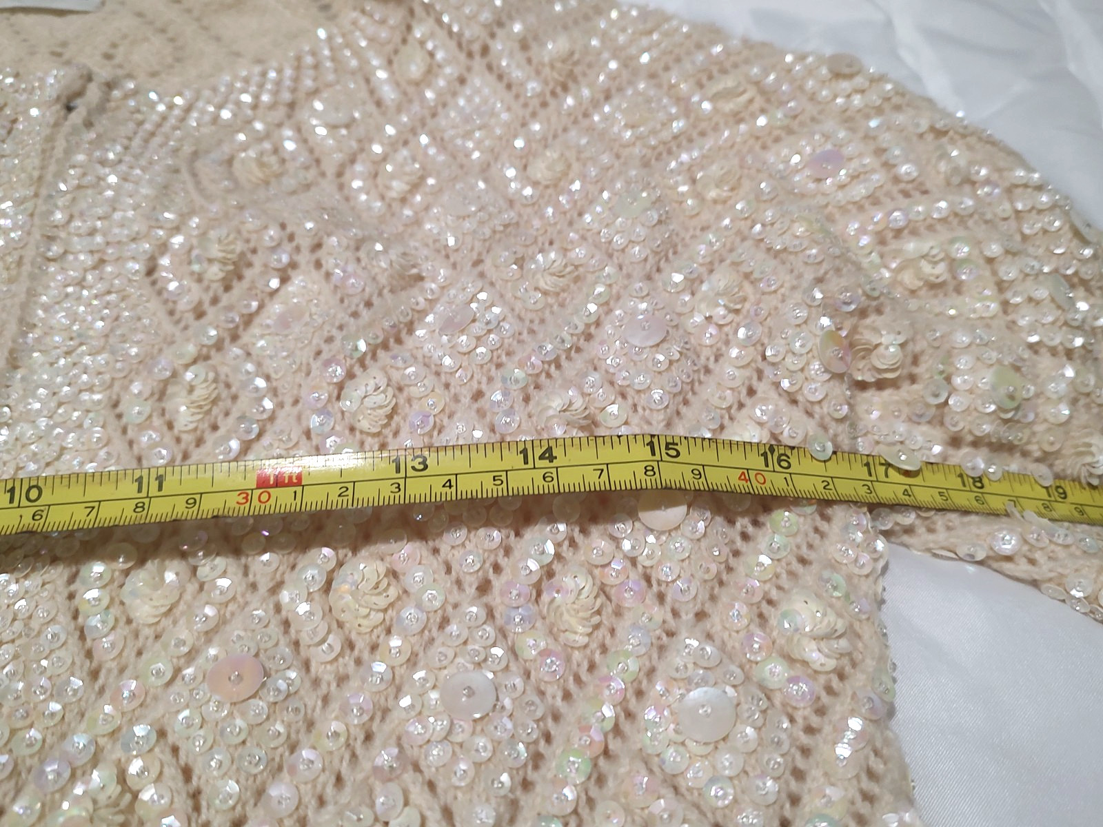 Vintage Sequinn Sweater JACKET CAVANAGHS 50’S 60s Hollywood Glam VTG
