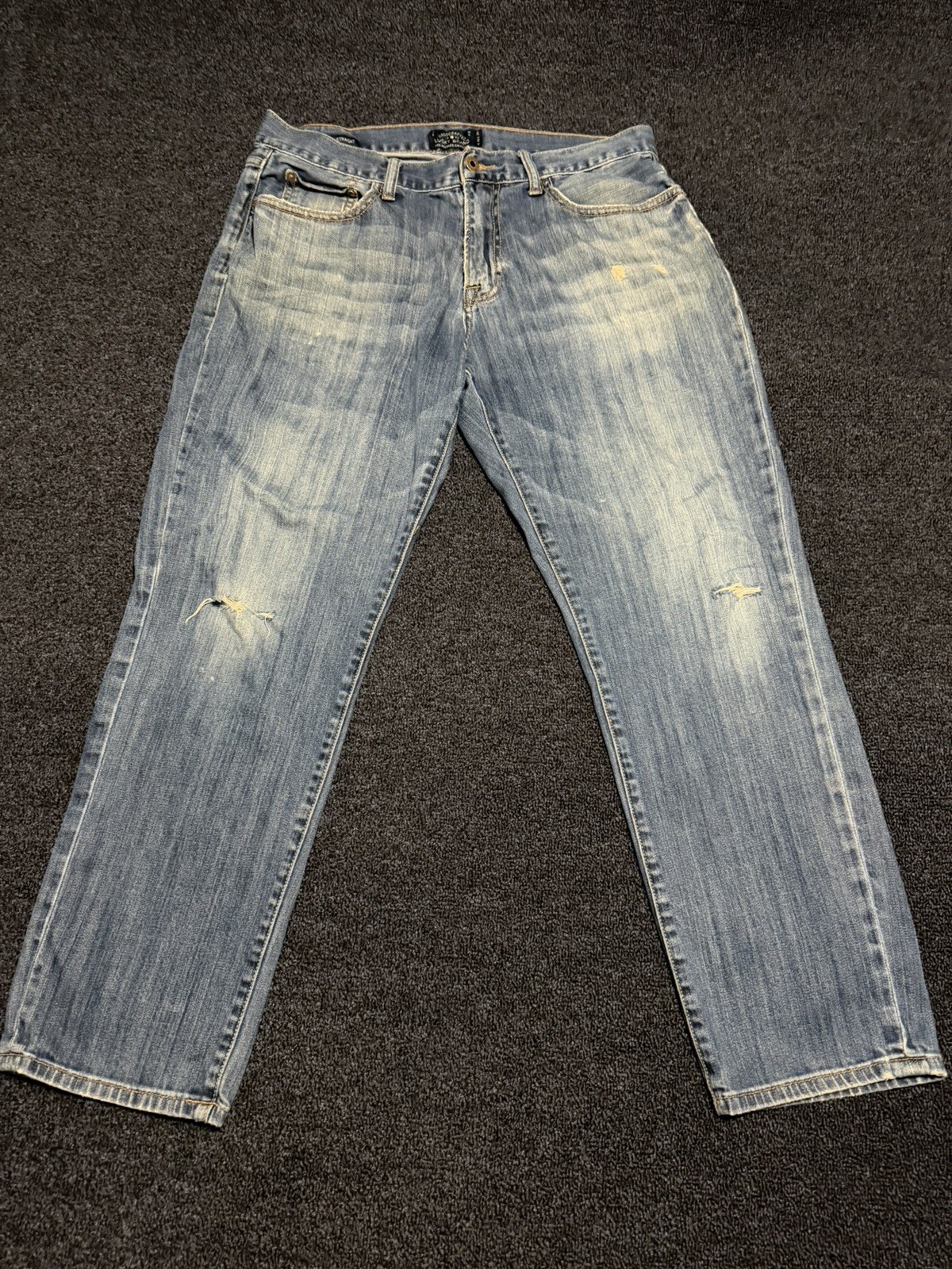 Lucky Brand Jeans -Hand Crafted vintage 1990 Los Angeles California 34×30