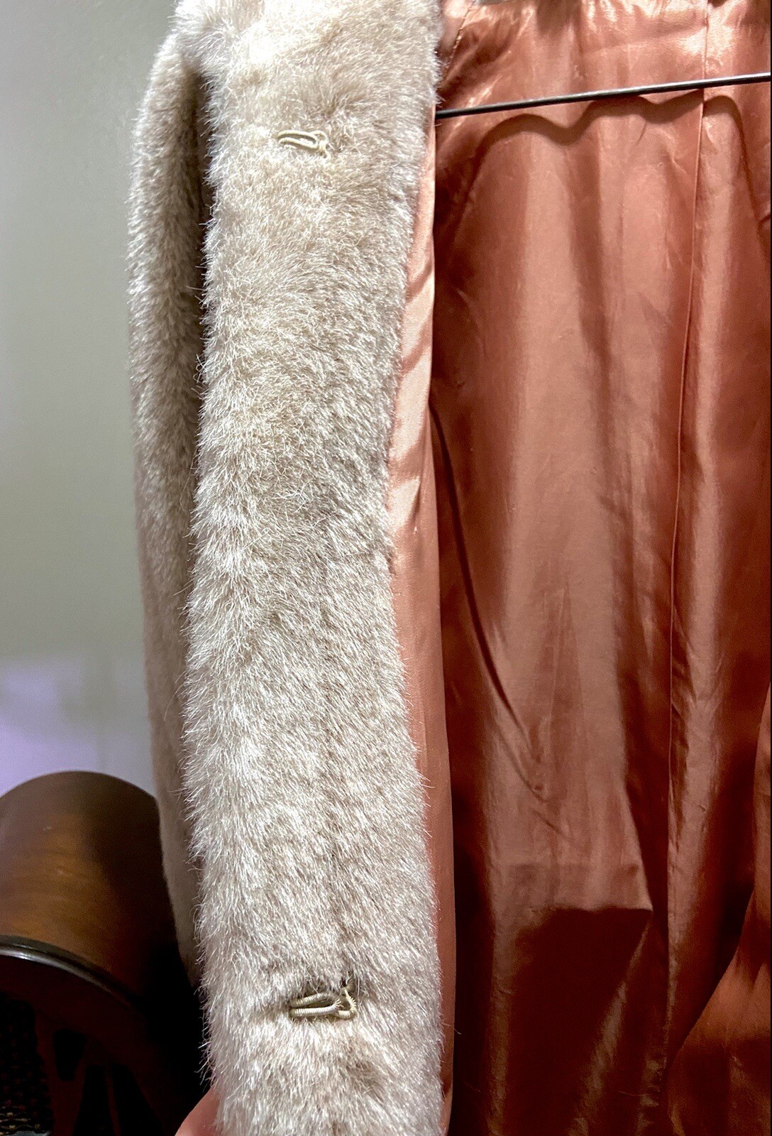 Jacques Saint Laurent Vintage 1969 Women’s Faux Fur Coat