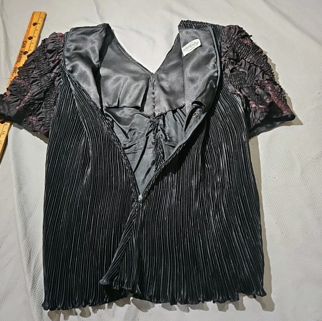 Katherine Lindsay by Matthew Shirt Womens XL Shear Black Whimsigoth Fairy Grunge