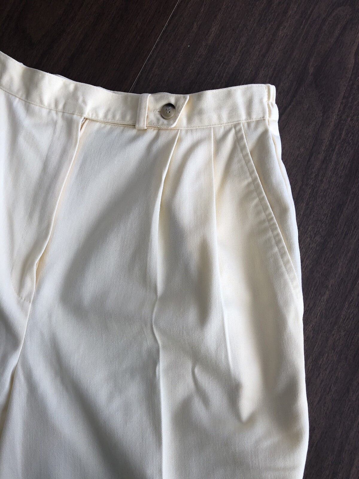 VintageTalbots David Brooks High Waisted Pleated Women’s 8 Pants Slacks Yellow