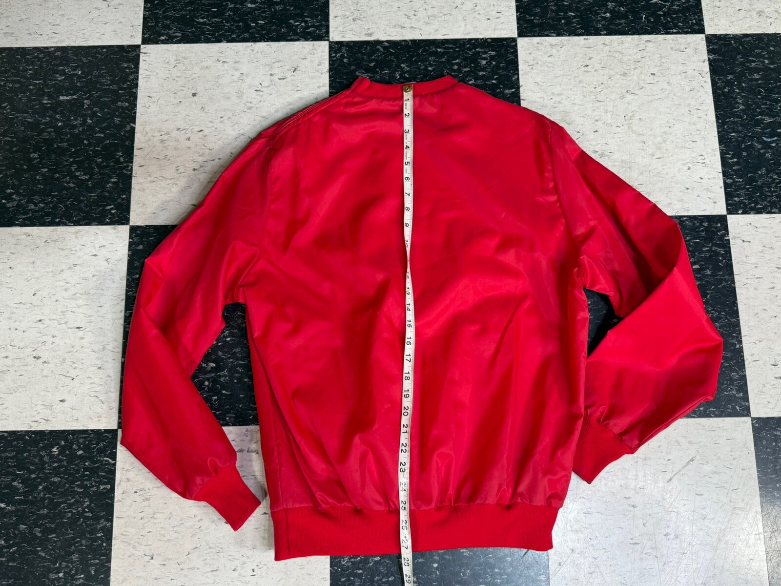 Vintage 60s Stephens College West Wind Satin Jacket Women’s Size M Bomber USA