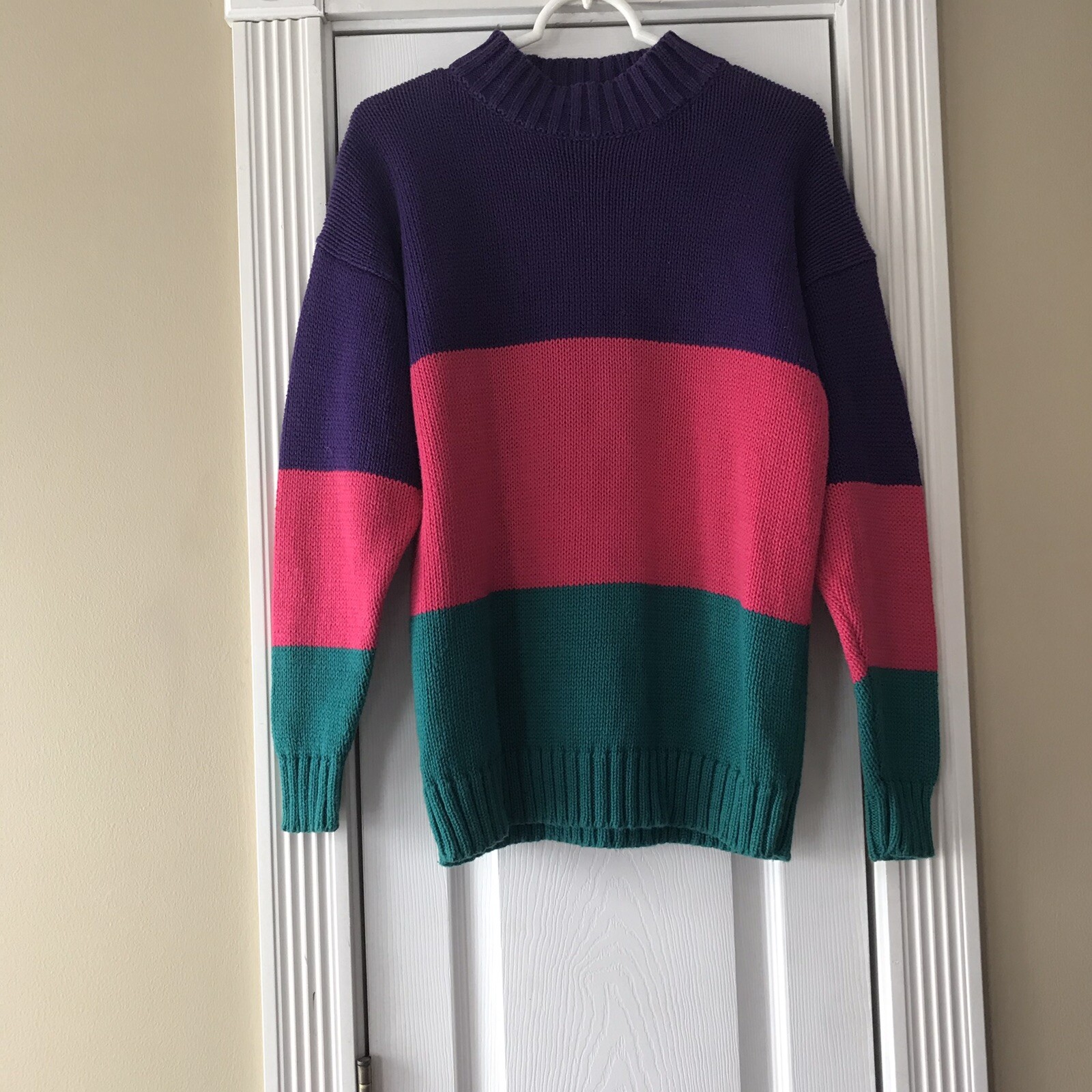 vintage 1980s mock turtleneck sweater women/juniors