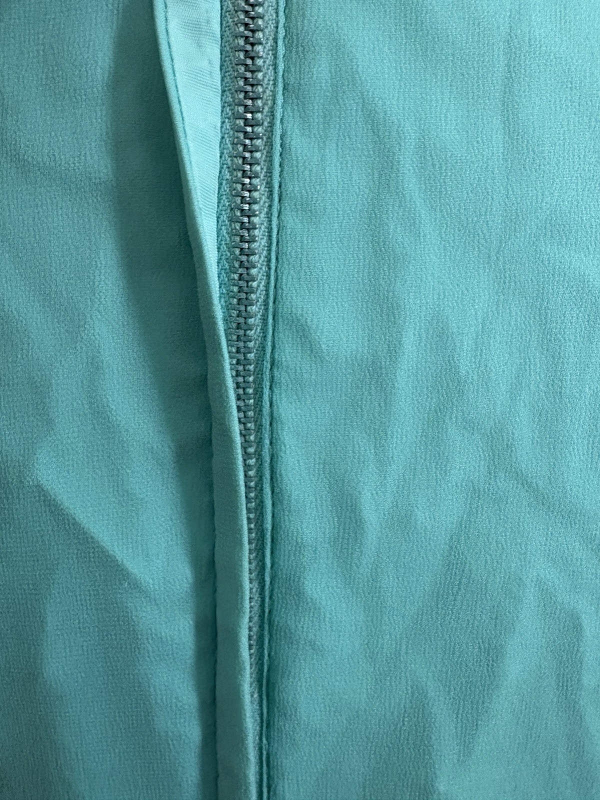 Vtg 70s Teal Blue Chiffon Maxi Dress Beaded Emblishment Sheer Sleeves 26” W