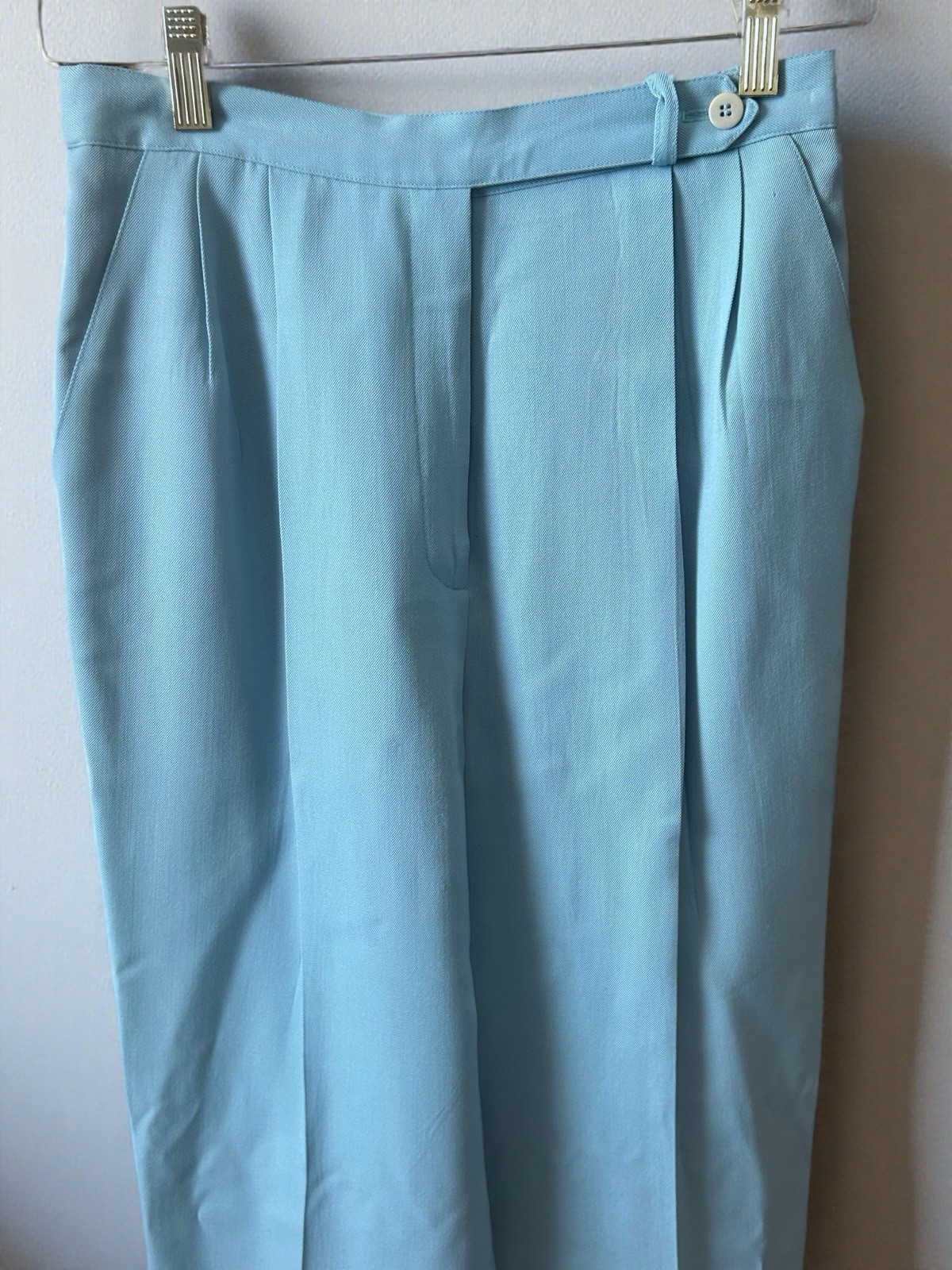 Vintage Hawksley & Wight Light Blue Slacks. Size 6 Petite