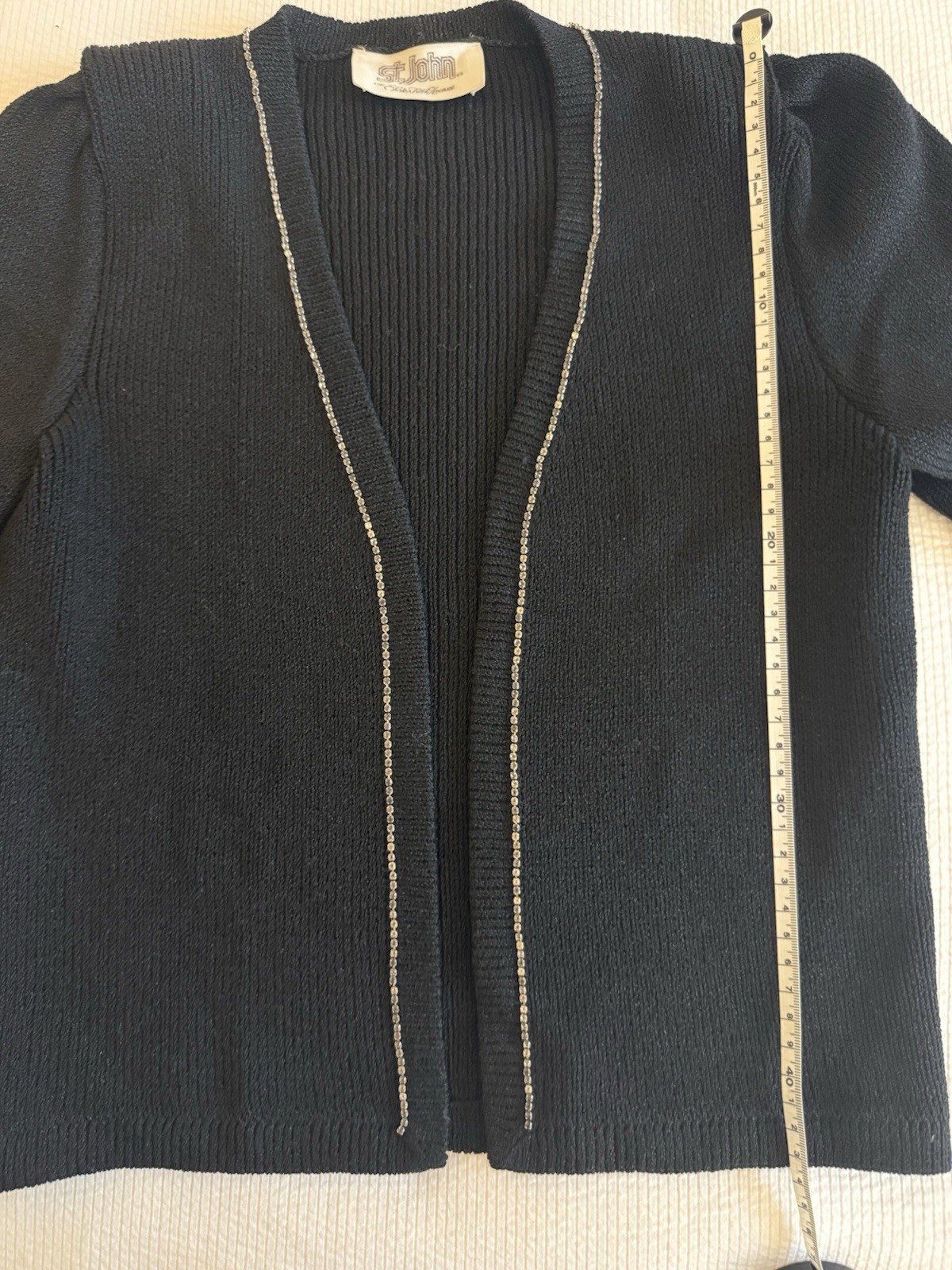 Vintage St. John Boutique Women’s Knit Sweater and Dress Set Size Small Black S