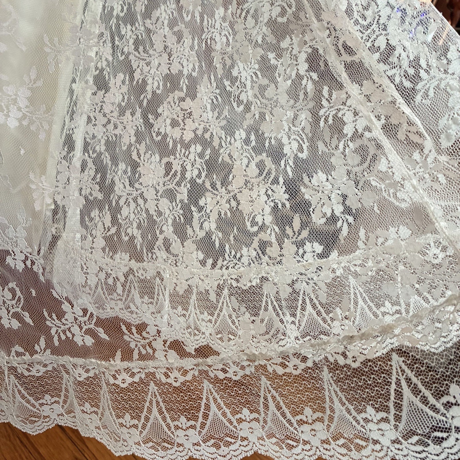 Vintage Scott McClintock Formal Wedding Dress Off Shoulder Lace Sz 12