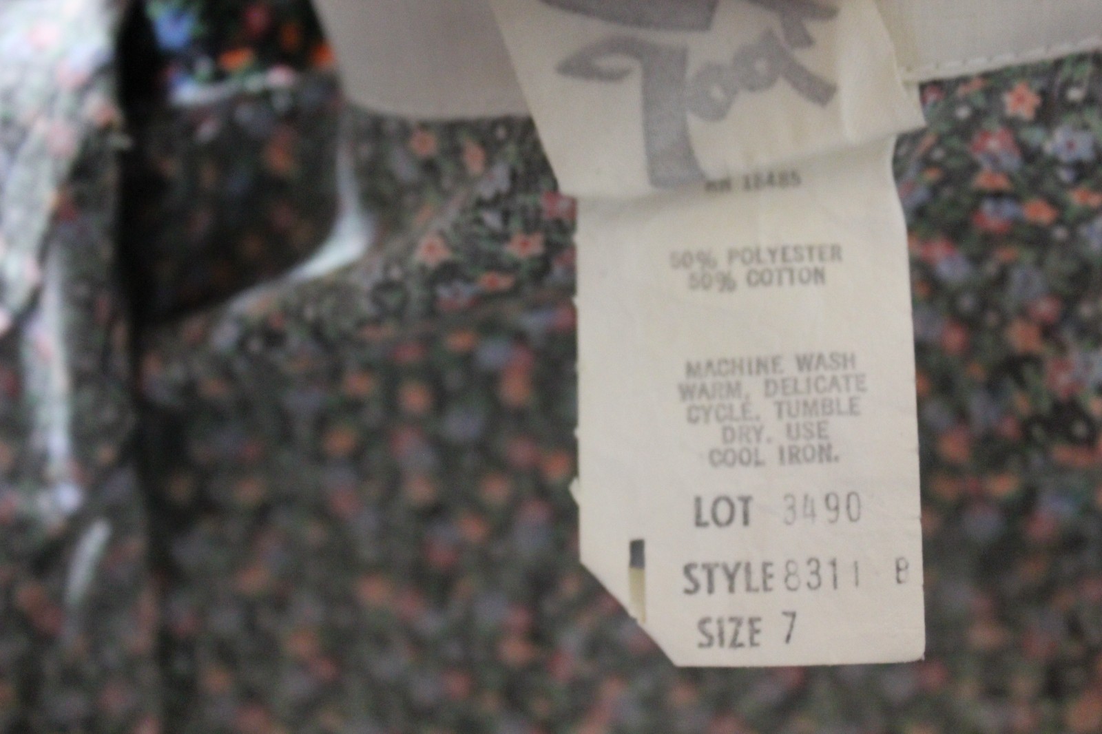 Jody T. California Vintage Floral Retro Garden Party Cottagecore Feminine SZ 7