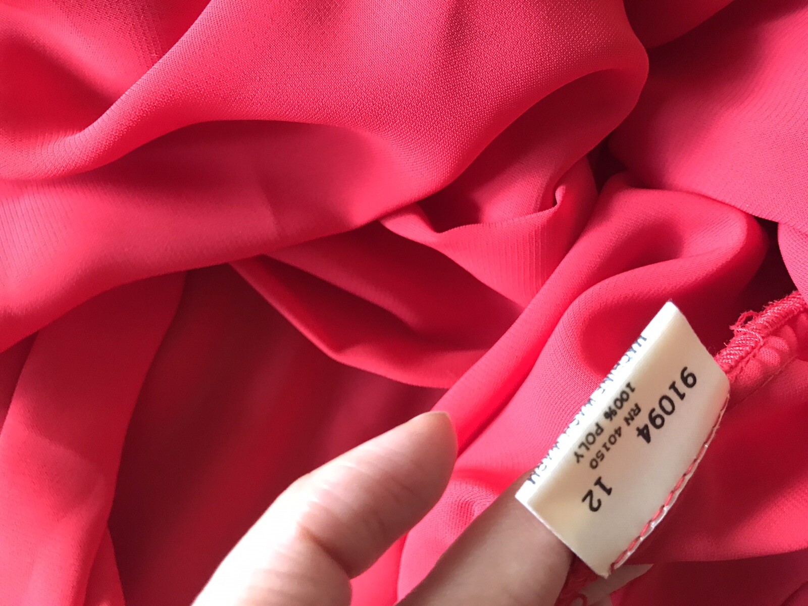 vtg 80s red peplum chiffon dress secretary disco day to night look