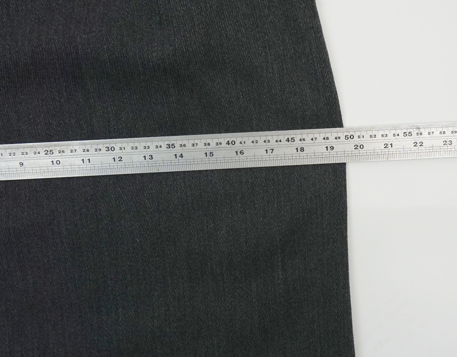 vintage 1990s SKIRT hungaro solo donna paris grey wool size M