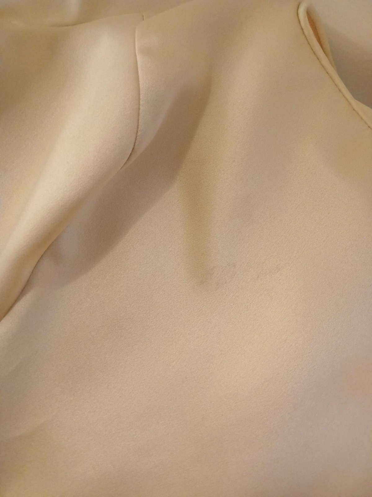 Fancy Vintage Champion Gold 80s Dress Cottagecore Bow Shoulder Padding