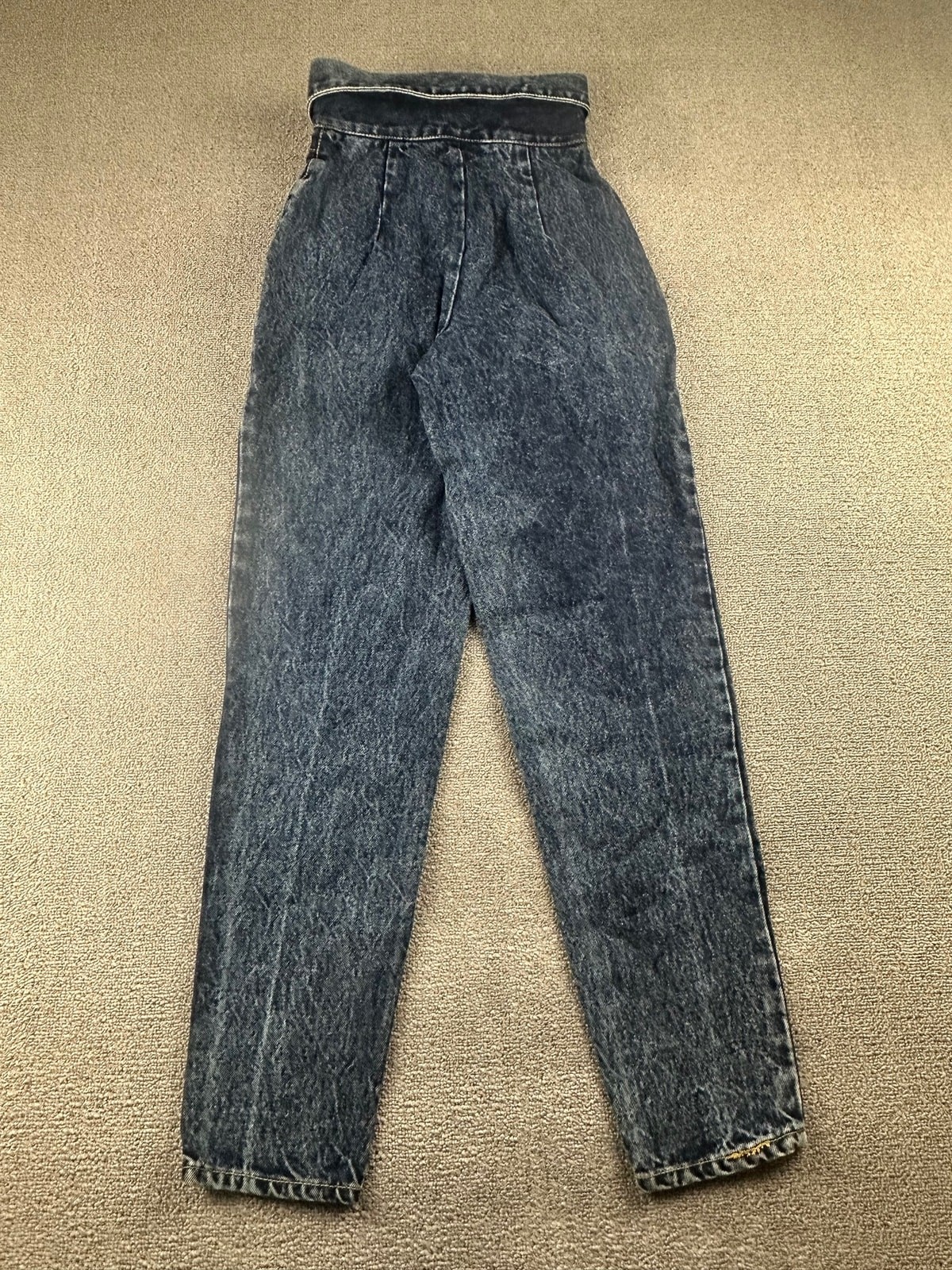 Vintage RIO Jeans Women 5 Blue Stephen Dweck Tapered Acid Wash Mom Grunge 80s