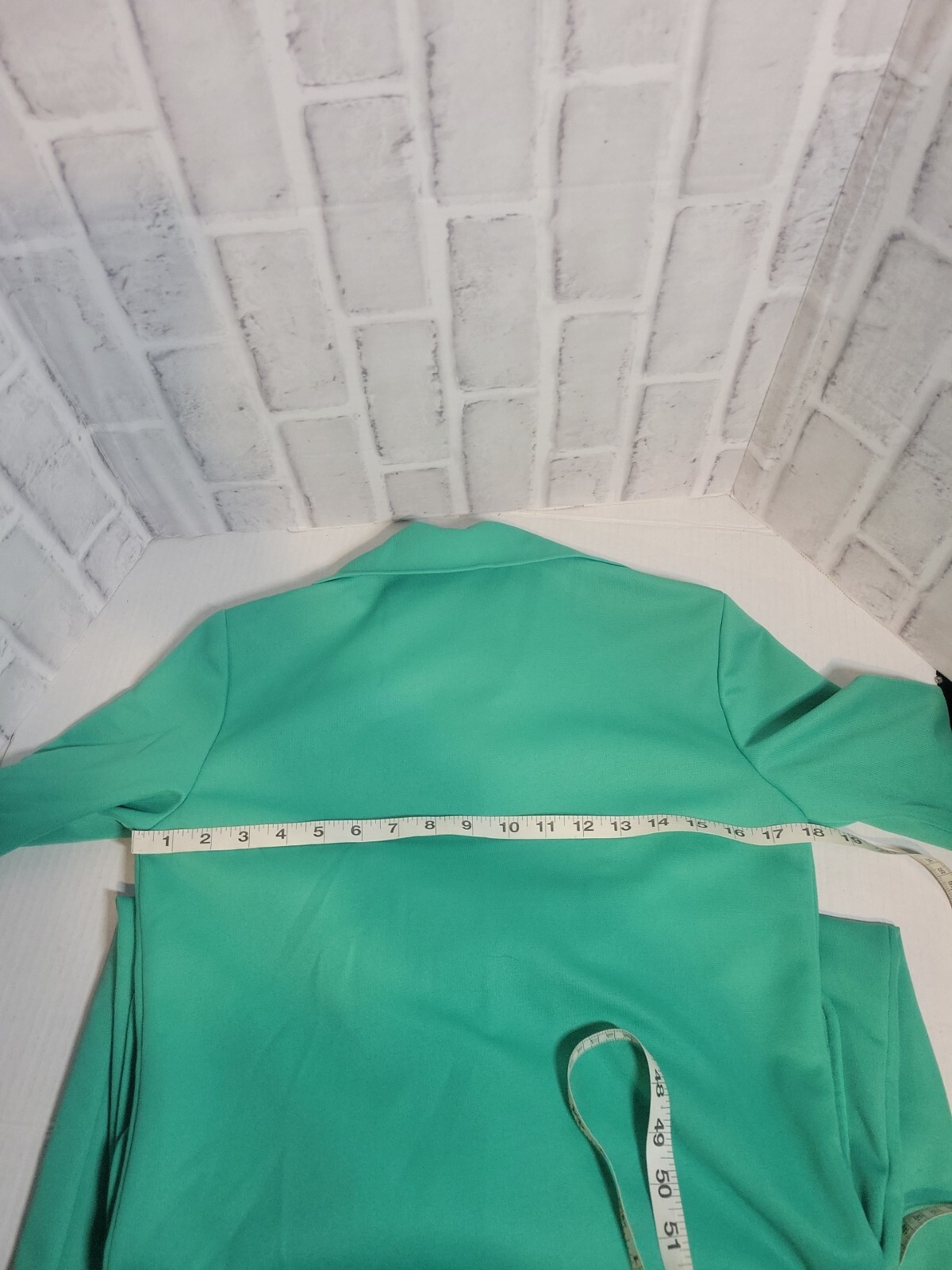 Vintage Sears Trench Coat Polyester Green Full Button Front Womens Size 12 NWT