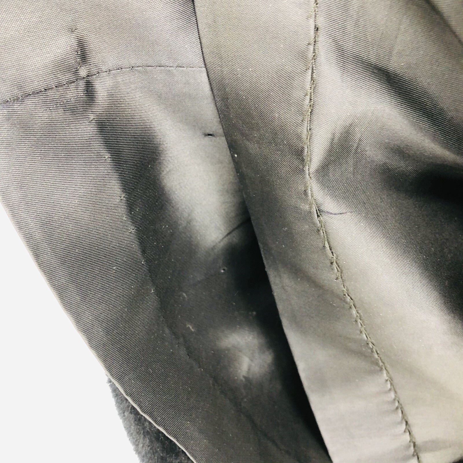 Vintage Jacques Saint Laurent for Genelle New York Faux Fur Overcoat Black