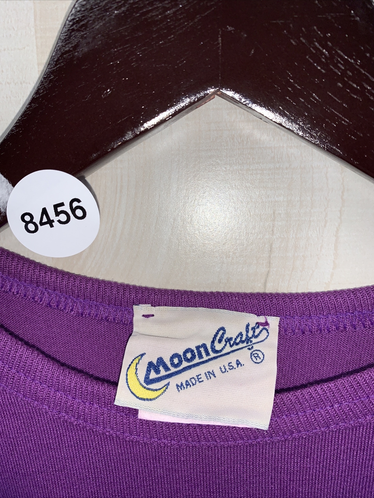 Vintage 1980-90s Moon Craft Womens 3/4 Sleeve Jewled Top One Size 6-22-#8456