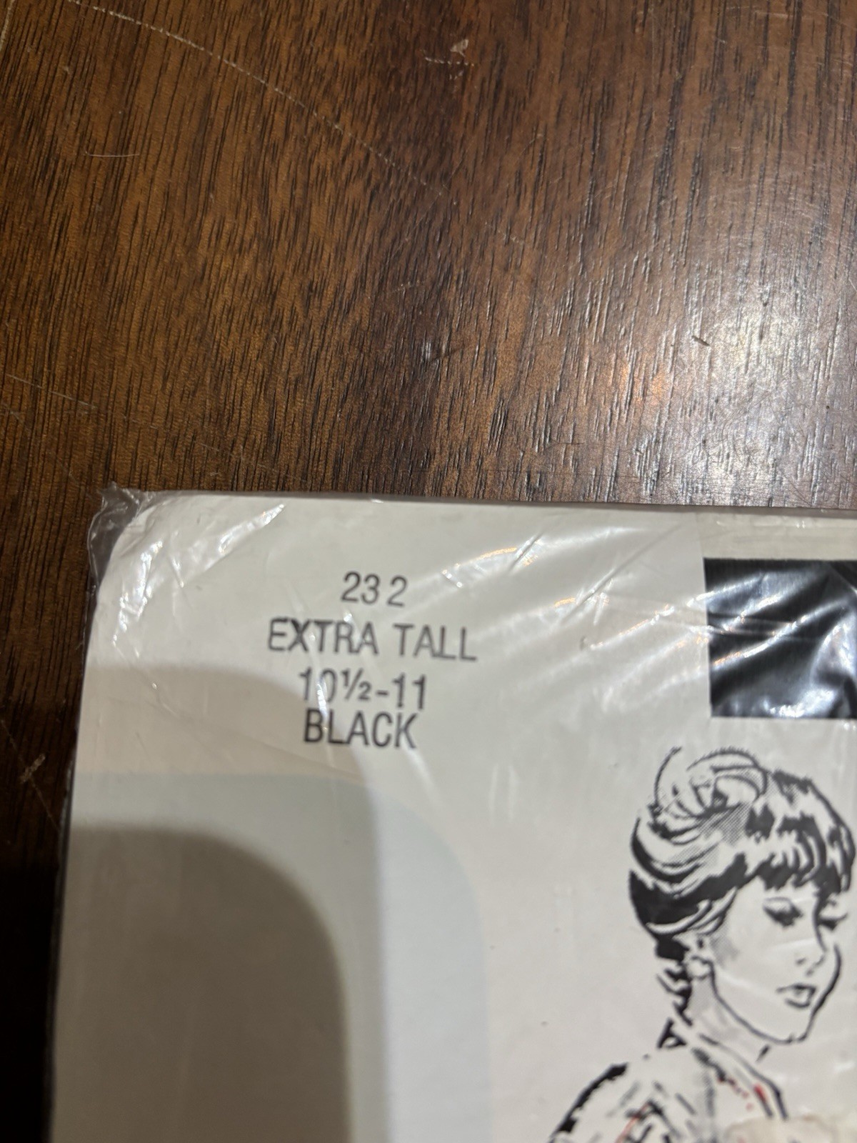 Vintage Support Stockings Queentex Black New In Sealed Pack Extra Tall Seamless