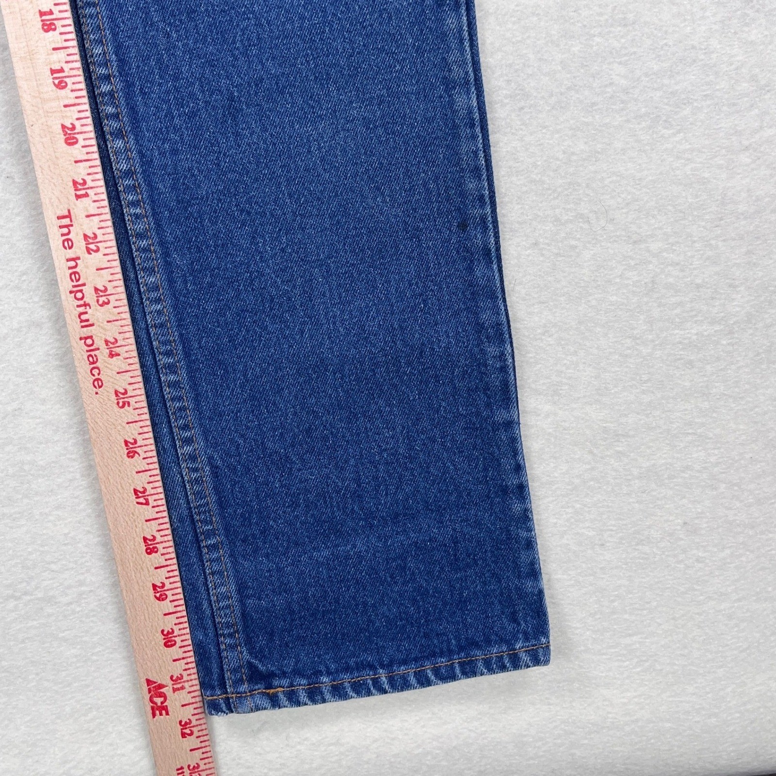 Vintage Levis White Patch Orange Tab Jeans Womens 26 High Rise Straight Scovill