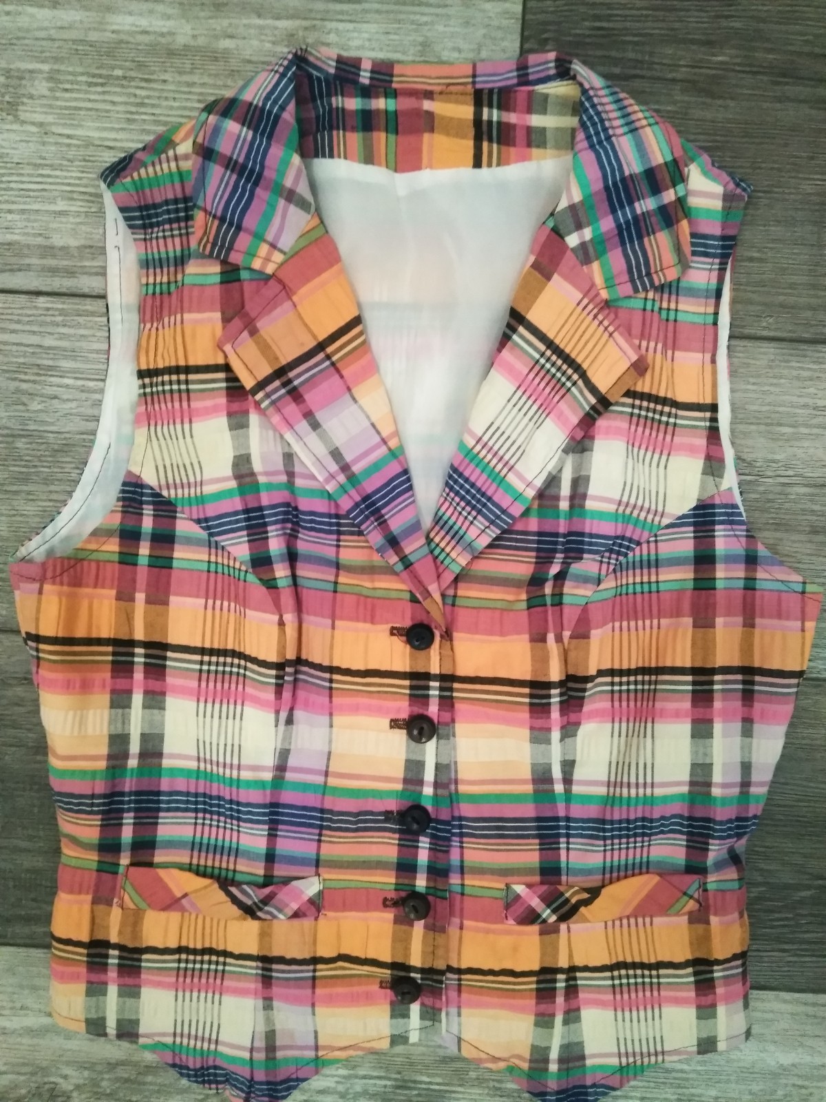 International Ladies Garment Workers Union ILGWU Vest SOUTHWEST DESIGN SIZE XS