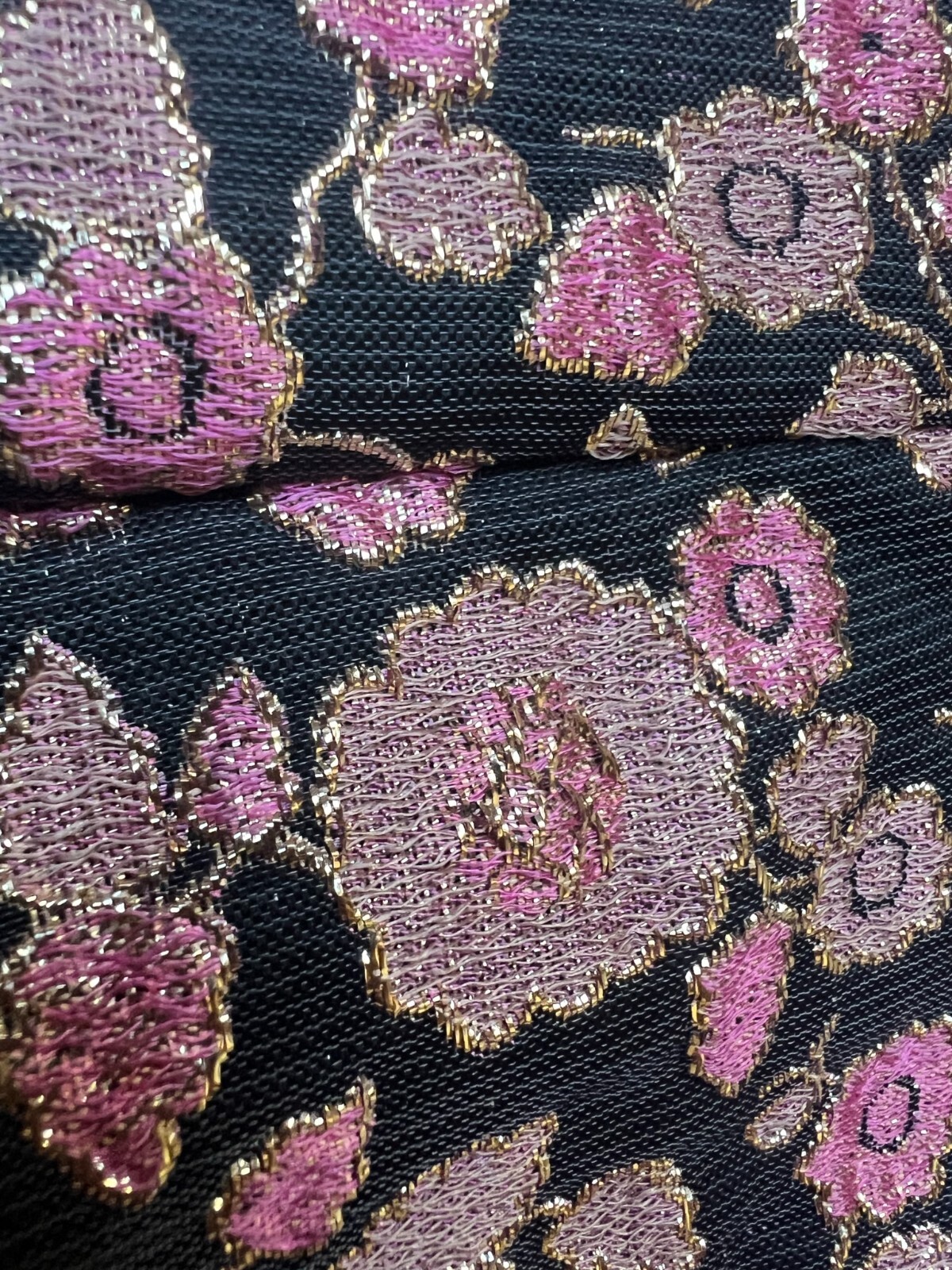 Vintage 1960s Brocade A-Line Dress | Gold Lurex | Twiggy Style | 38-40 ✨