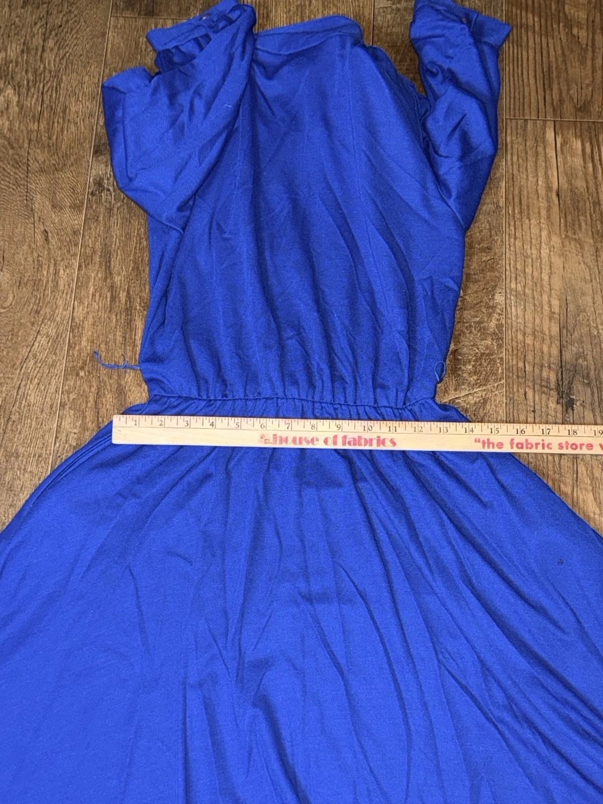 California Looks Collared Swing Mod Blue 60s Dress Size Medium Women’s Fashion