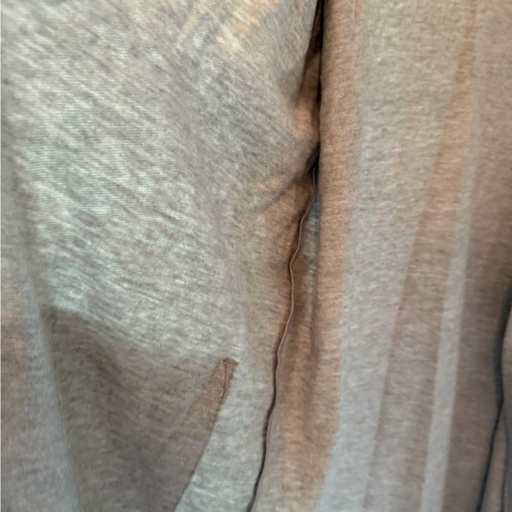 Eileen Fisher Heather gray Open Front Long Jacket, large NWOT NO FLAWS