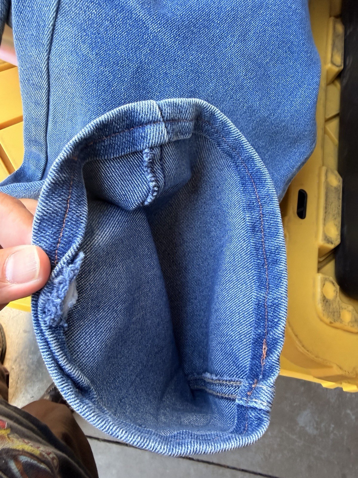 Vintage 60s 70s Levi’s Orange Tab Jeans Straight Leg Woman’s 30×27”