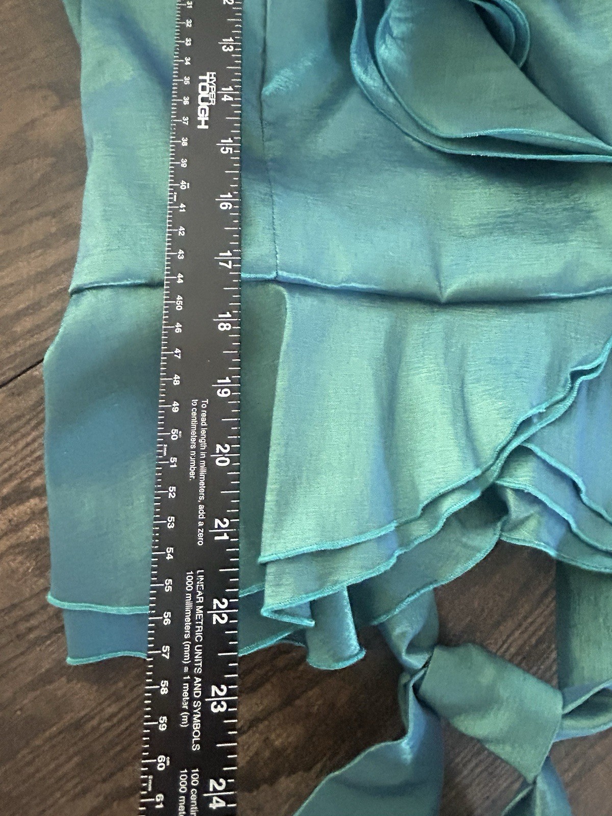 VTG CAMERON BLAKE BY MON CHERI Taffeta Skirt Set Elegant Irisdescent Green Y2K