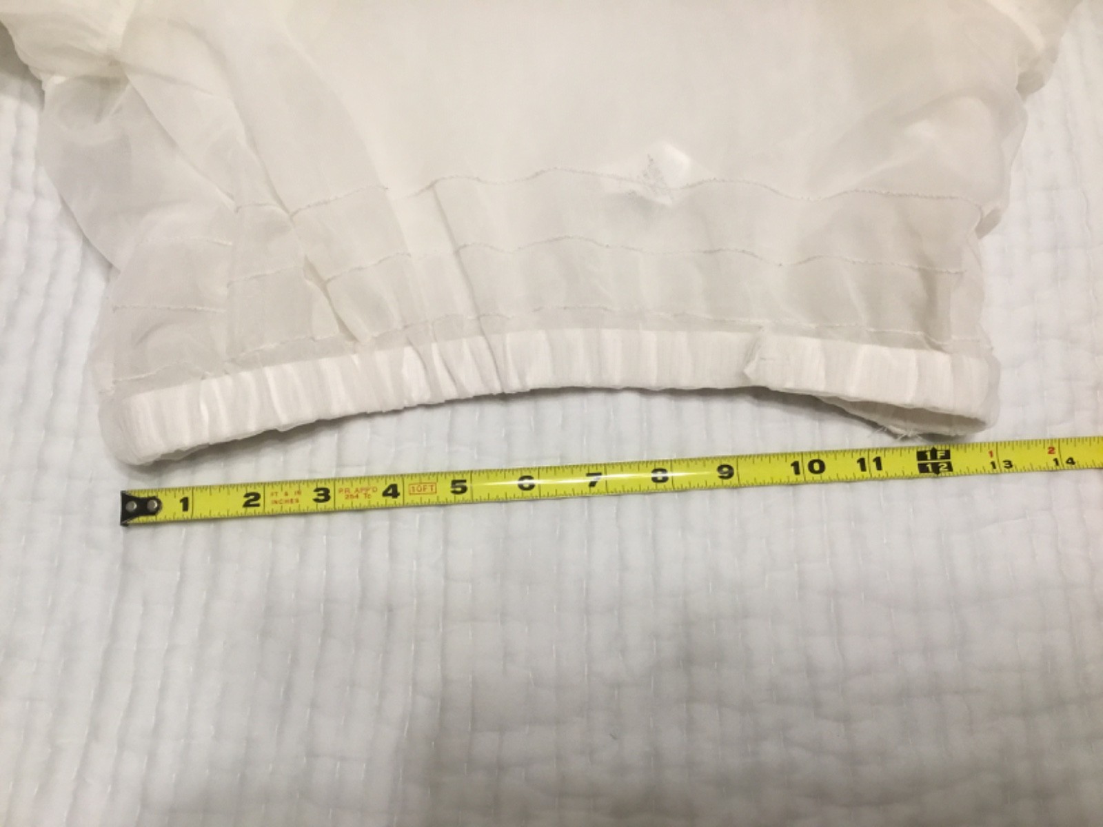 Vtg Malco Modes Petticoat L White Square Dance Rockabilly Retro Pin Up Crinoline